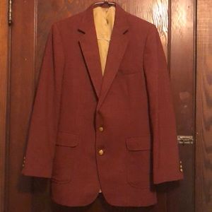 Red J.M. Haggar Premium Stretch Suit